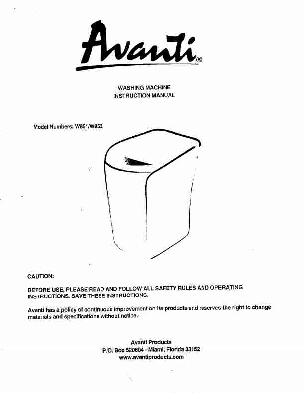 Avanti Two-Way Radio W851-page_pdf